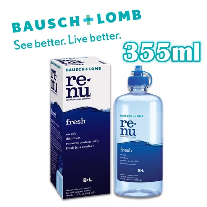 Renu fresh contactlens solution 355ml by Bausch and Lomb – Rs1,090 | Lookscart Nepal