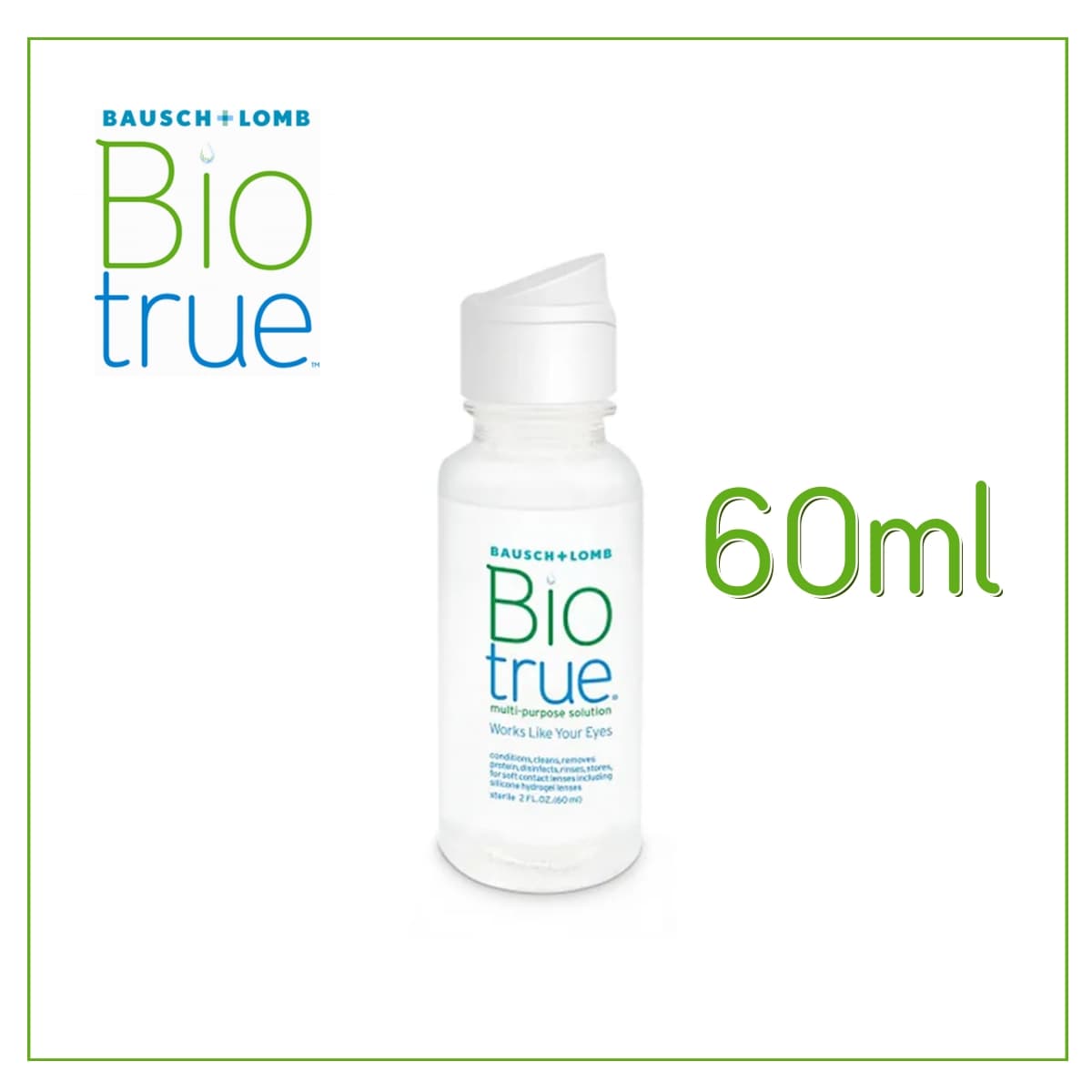 Biotrue lens solution 60ml by Bausch and Lomb – Rs360 | Lookscart Nepal